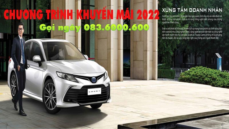 Toyota Camry 2022 - Giá Xe Lăn Bánh - Khuyến Mãi - Trả Góp